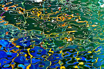 Spirit Dance Green and Blue | Canvas Print